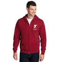 7.8 oz Zip Hood GUARD Sweat - Left Chest Y Lifeguard w/ LIFEGUARD Back